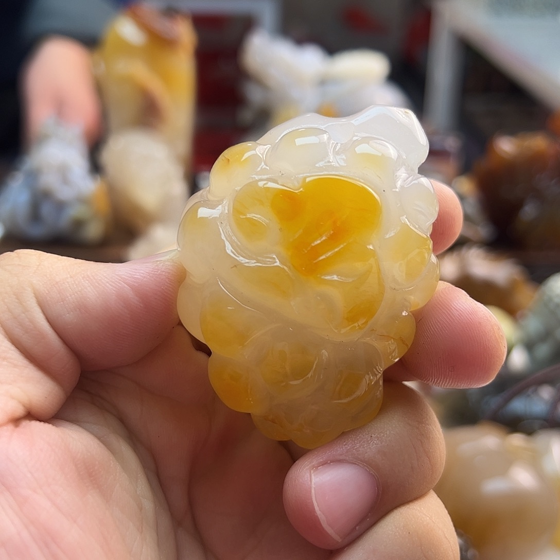 玛瑙/玉髓未镶嵌颈饰