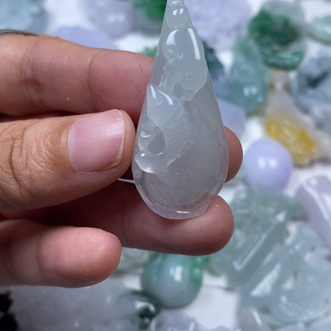 颈饰未镶嵌翡翠翡翠