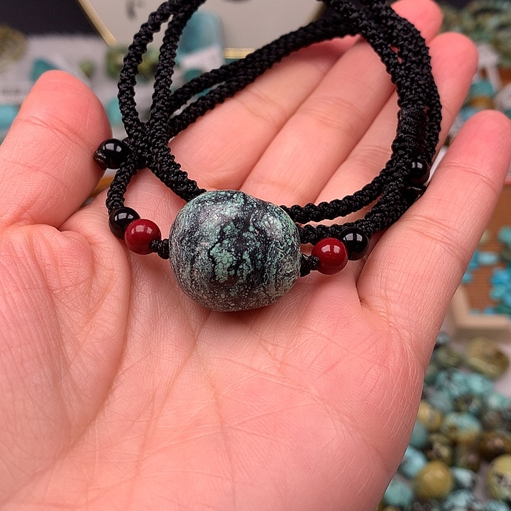 绿松石未镶嵌扣子扣子