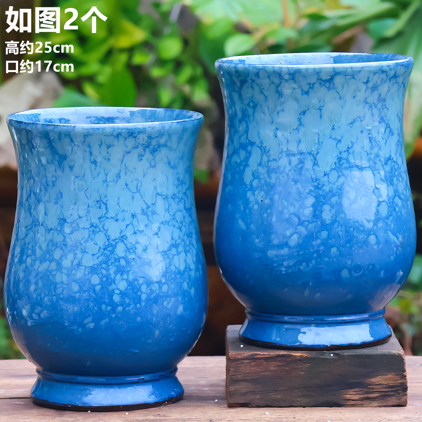 三角梅盆透气粗陶高筒大口径多肉花盆适合法师悬崖桩家用装饰