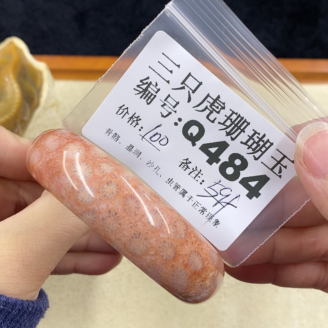 硅化珊瑚（珊瑚玉）1未镶嵌彩*?