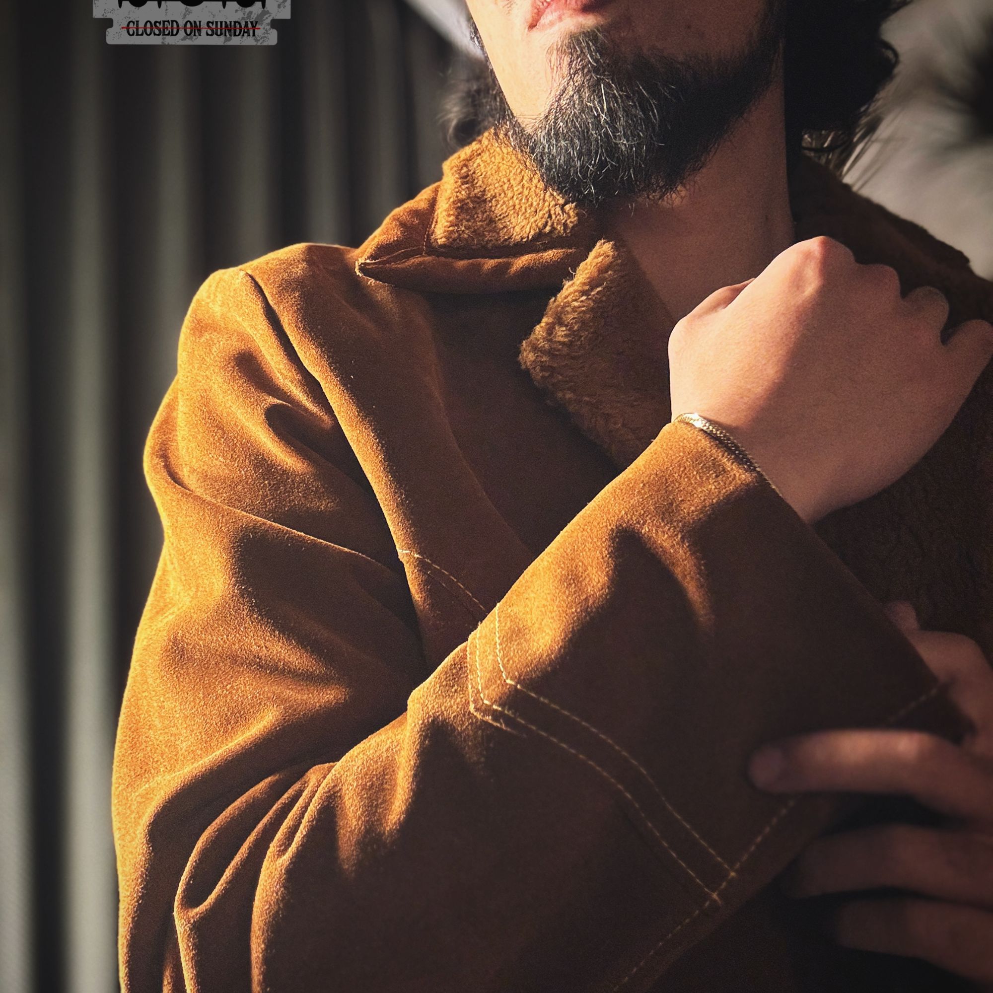 关闭周日 达顿农场主 皮毛一体 大衣