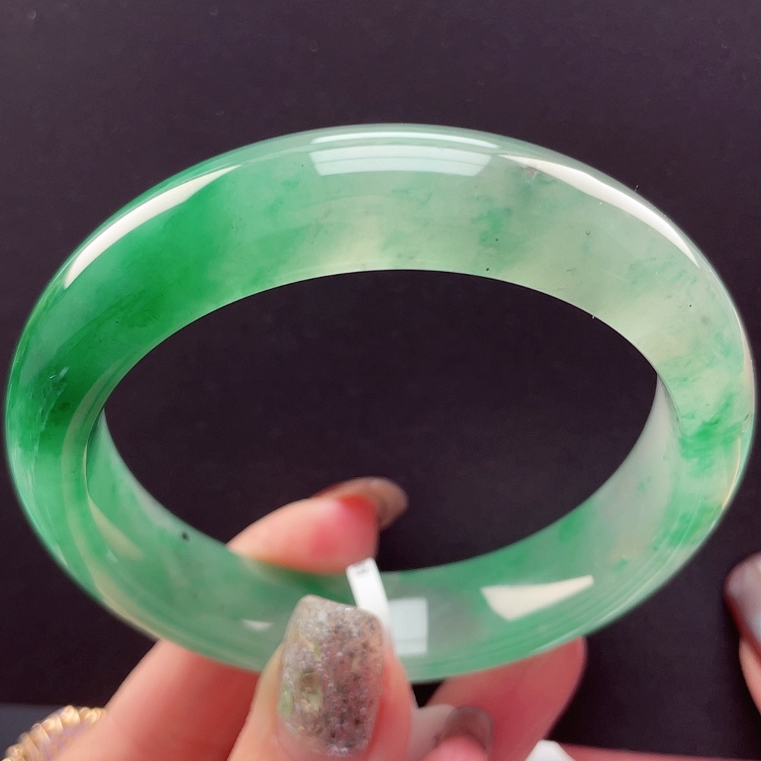 石英质玉未镶嵌手镯56-57