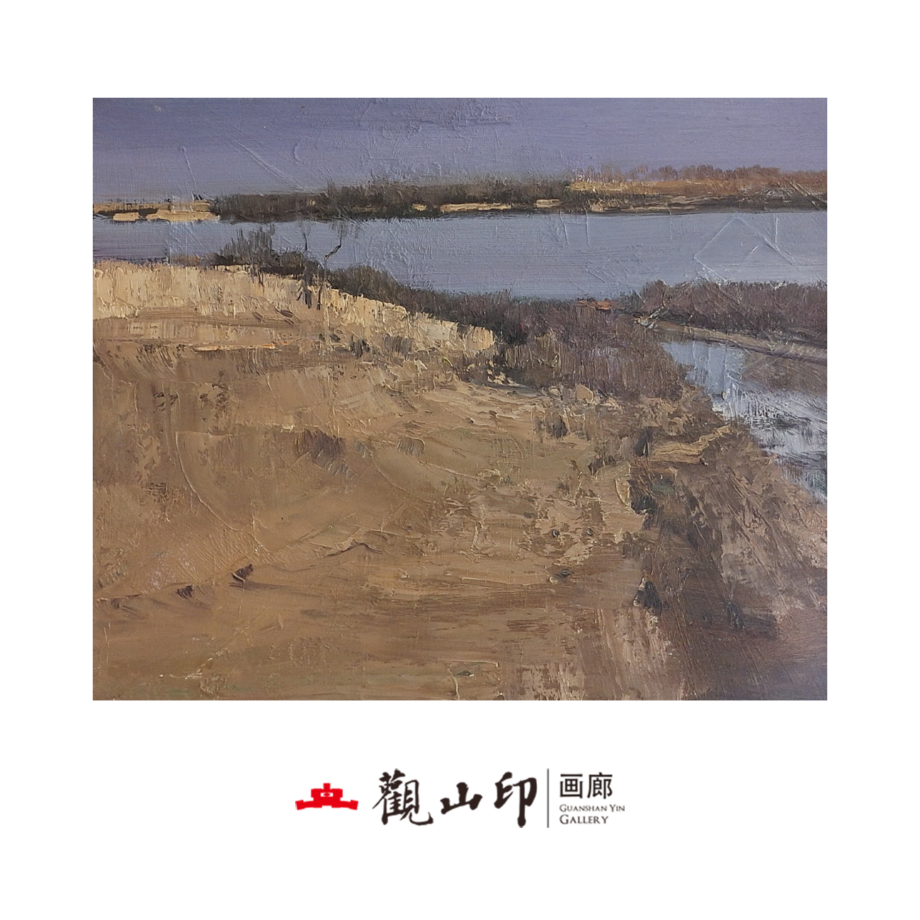 SMK原创手绘风景油画50x60cm山水作品1145