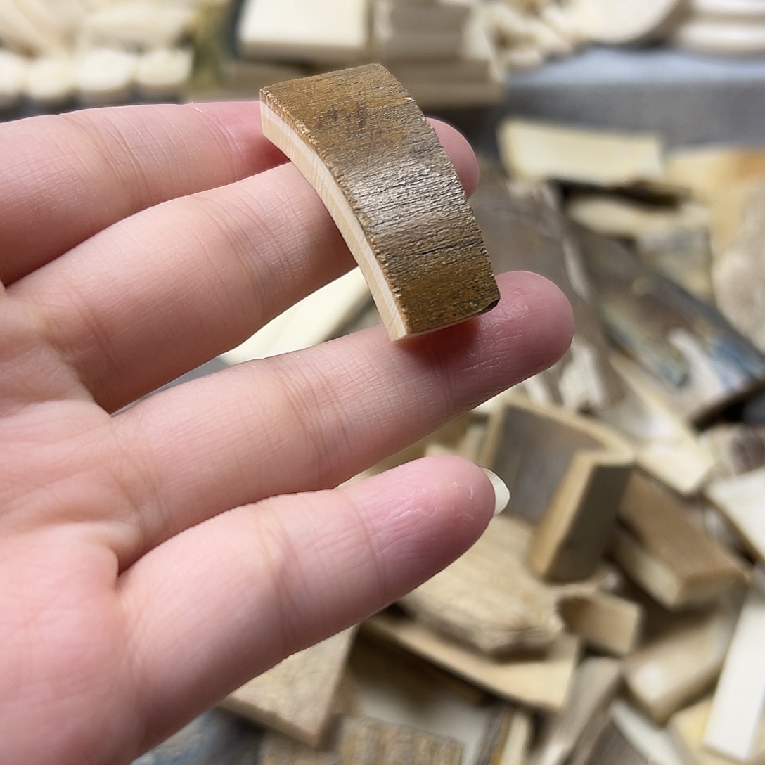 猛犸象牙手串/手链/手镯猛犸原材料边角料大块料