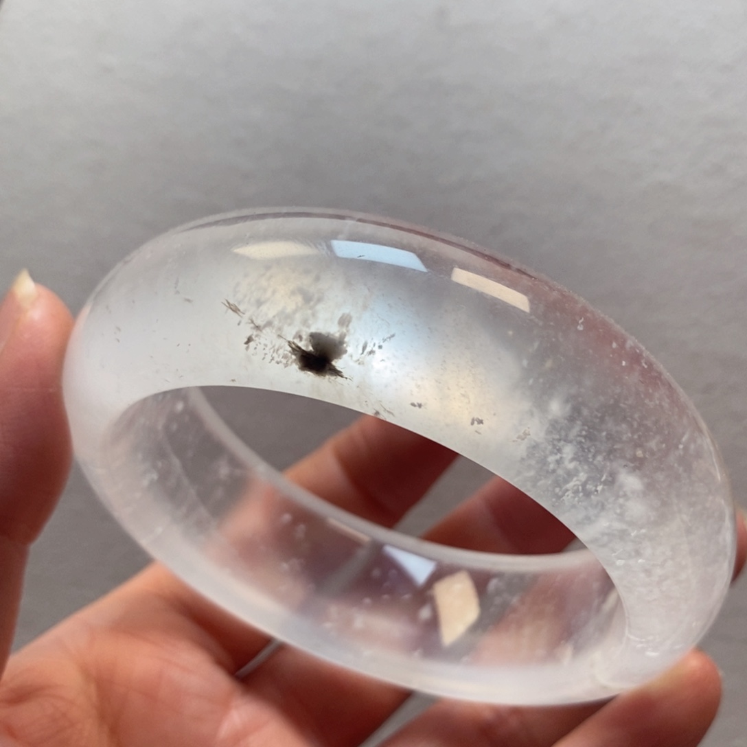 石英质玉手镯未镶嵌57-58