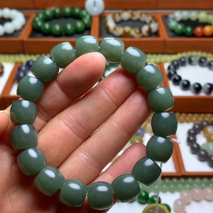 和田玉手串未镶嵌