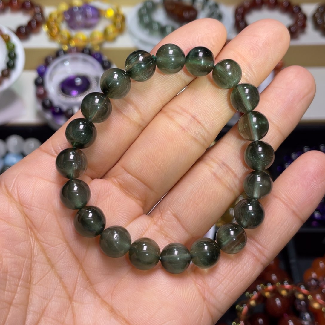 水晶手链未镶嵌绿发晶