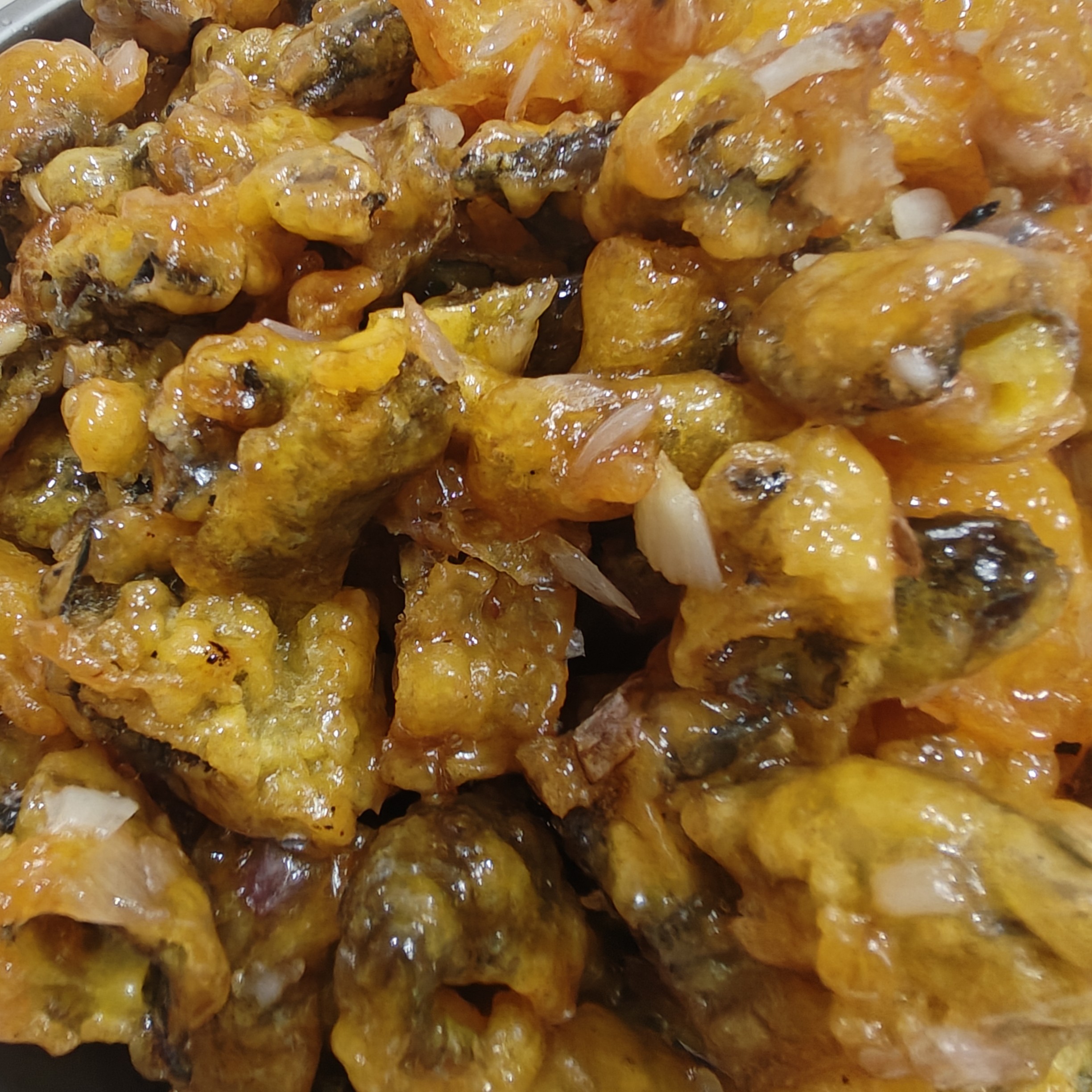 汕尾自己家做的新鲜现炸马鲛鱼皮