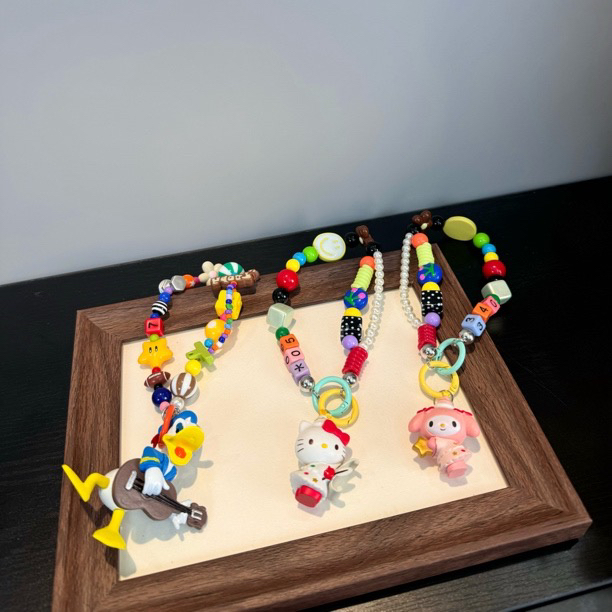 8001韩版定制卡通多彩挂件