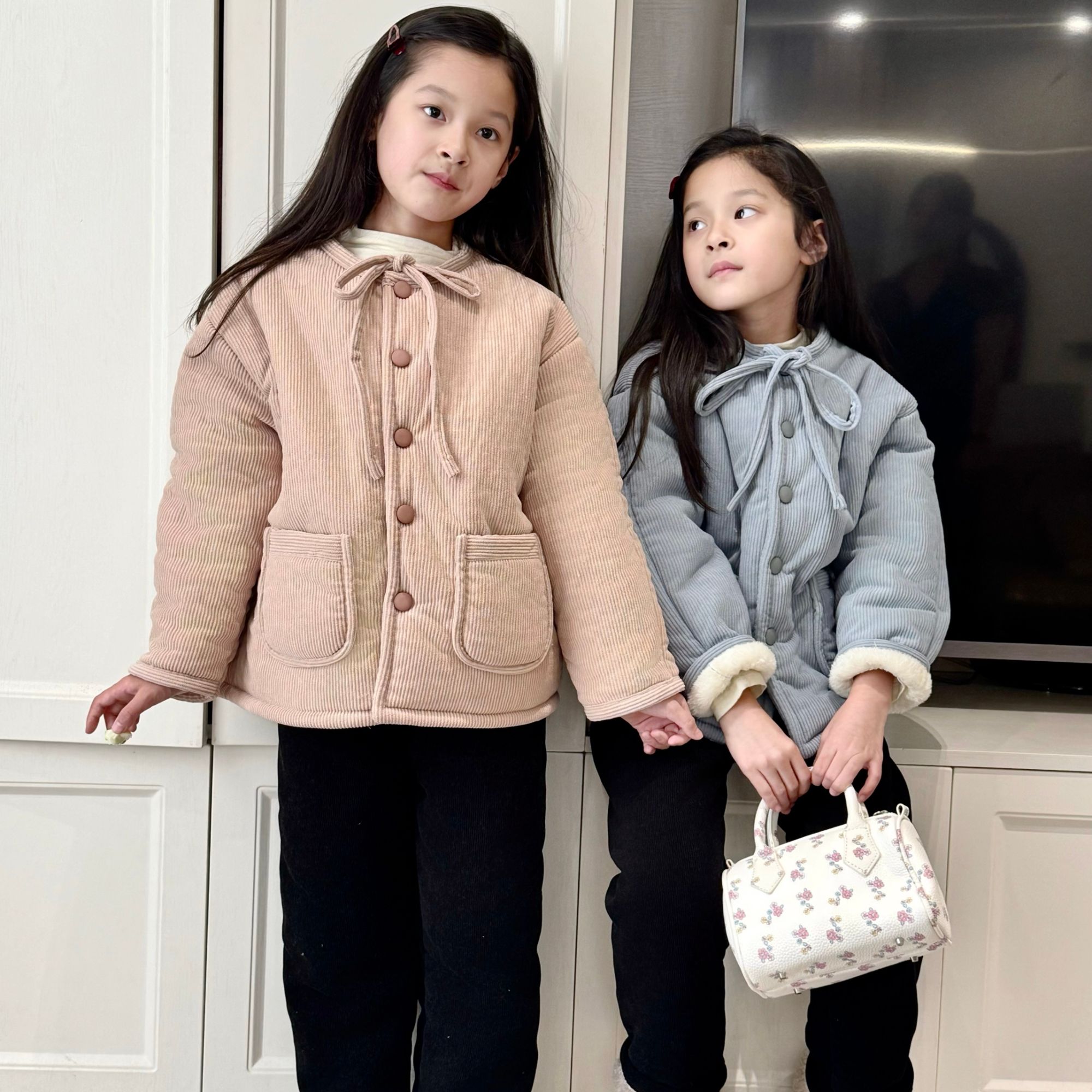 2025冬季新款三层加绒加厚儿童可外穿套装童装秋冬集合