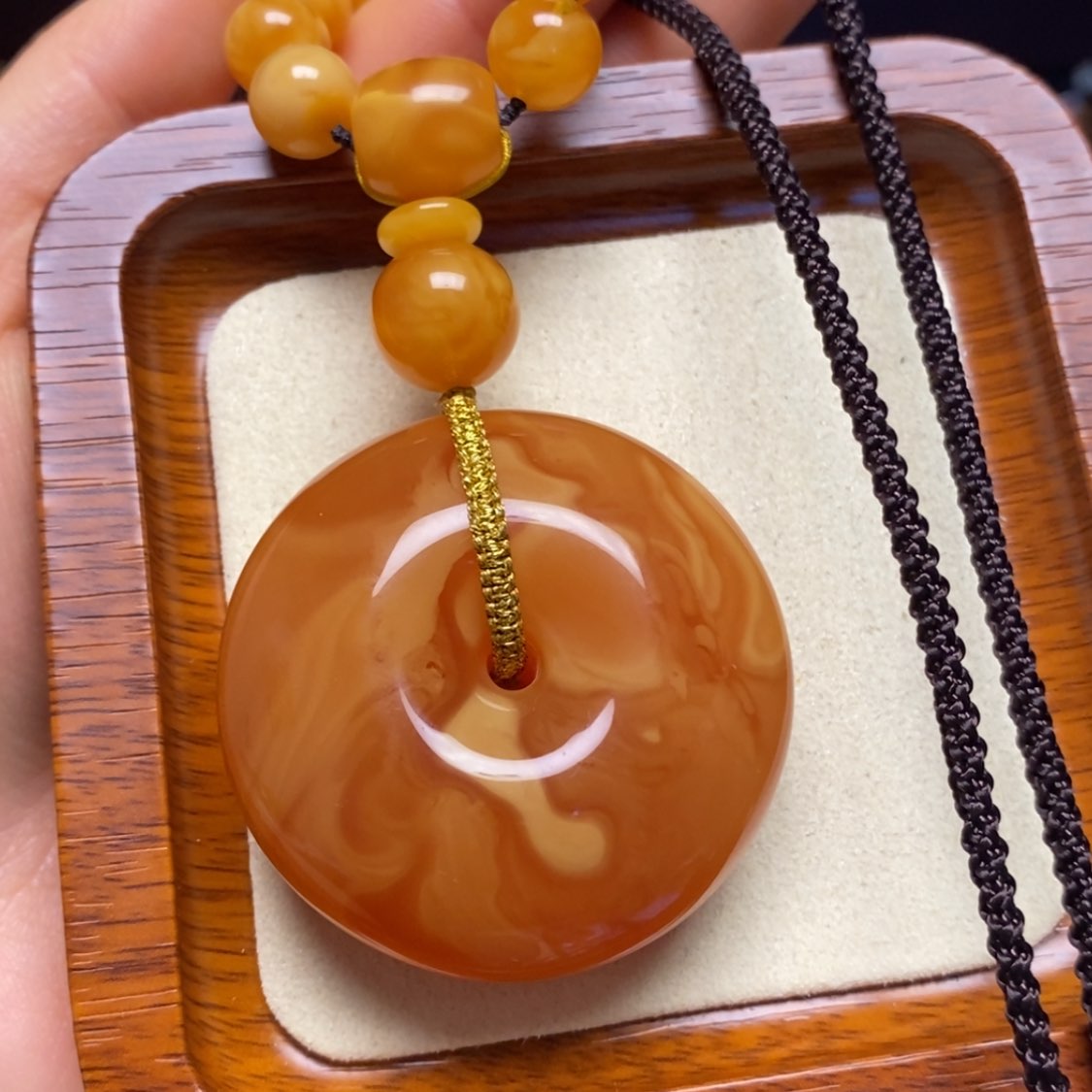 【闪购商品】蜜蜡颈饰未镶嵌项链