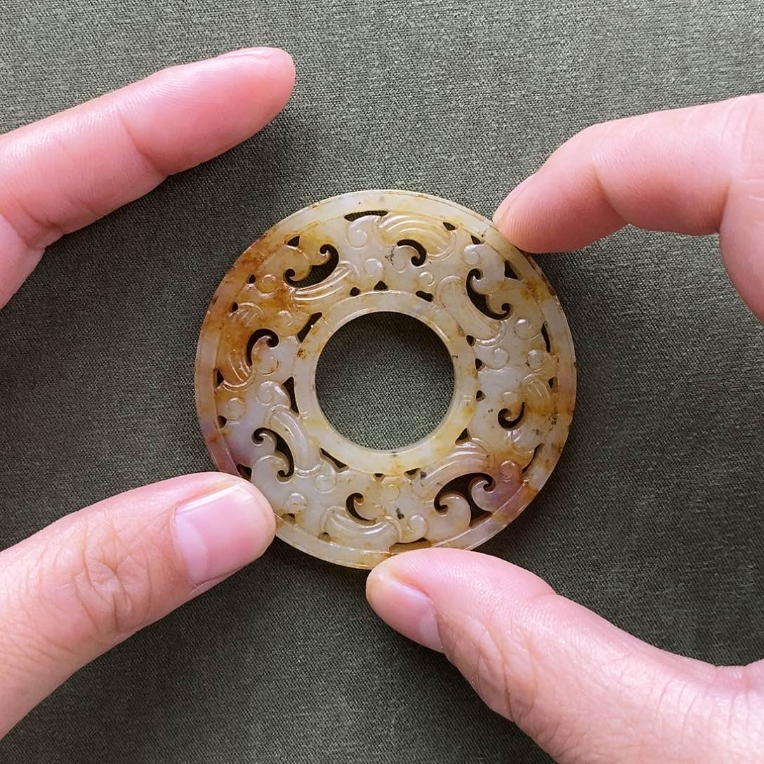 和田玉（糖玉）挂件未镶嵌