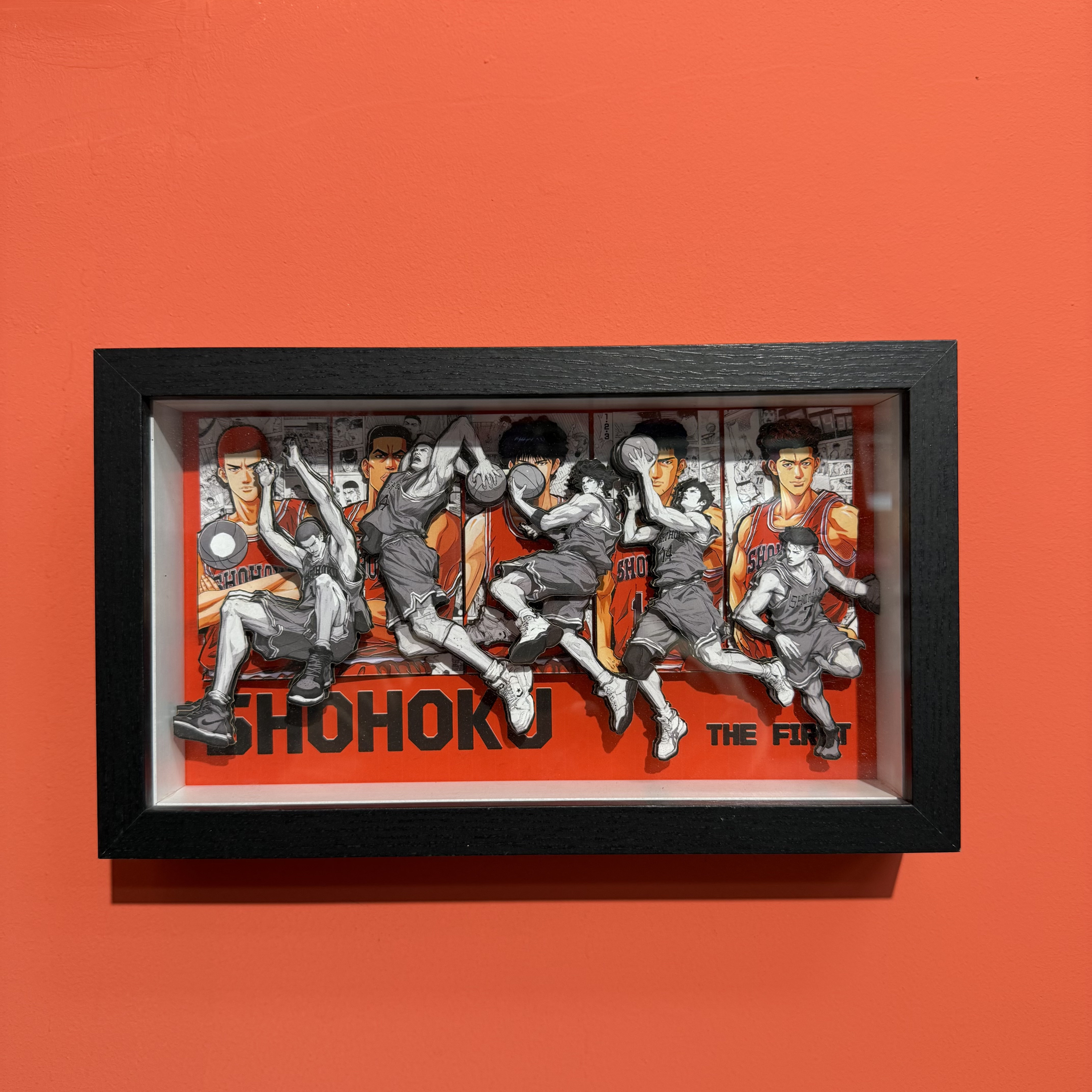 【灌篮】26.5*15.5灌篮流川枫主角团大合集立体镂空装饰画摆件S006