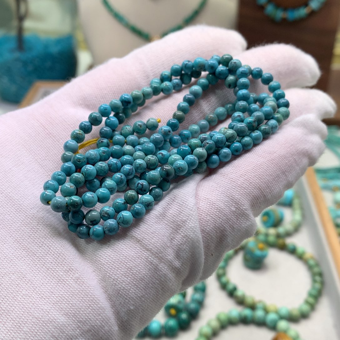 农***茄绿松石未镶嵌配饰