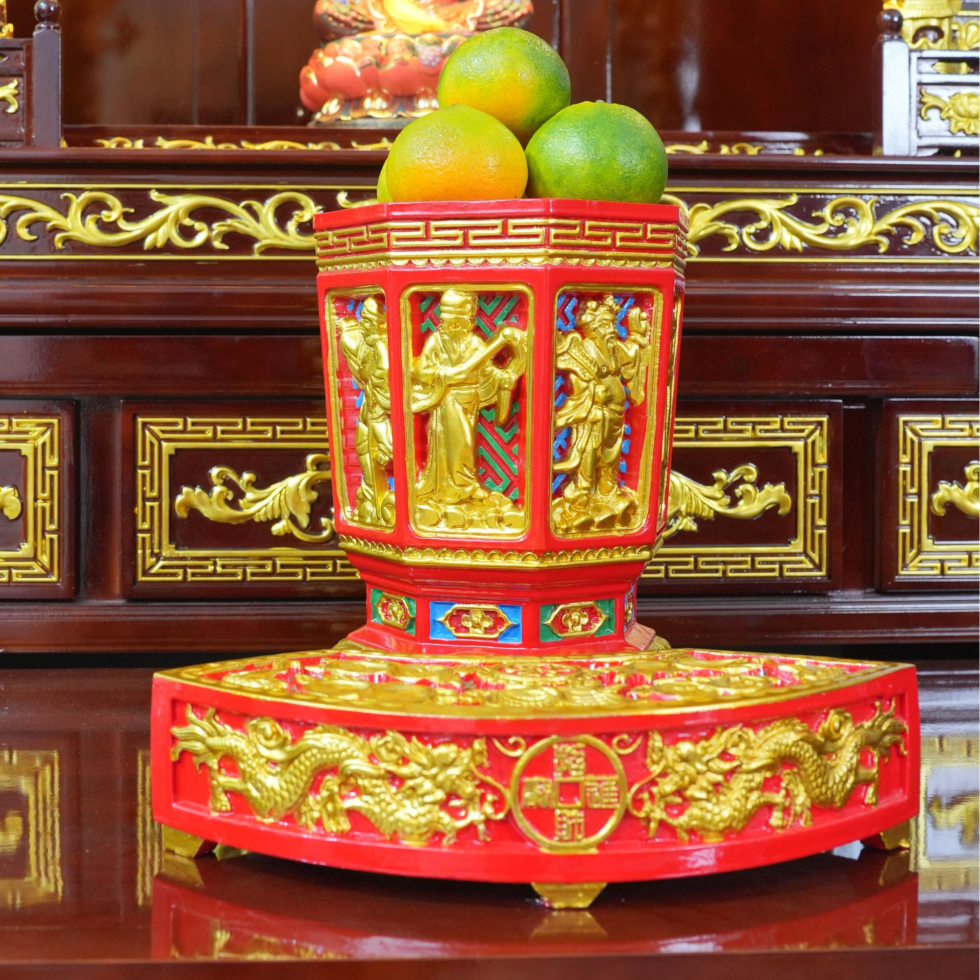 莆田八仙果盘直径习俗用品拜拜过年八仙桌摆件习俗手工果合