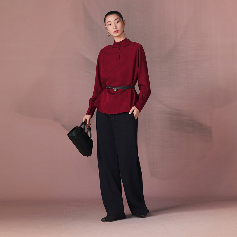 EXCEPTION针织抽绳直筒裤AA26-A3G01