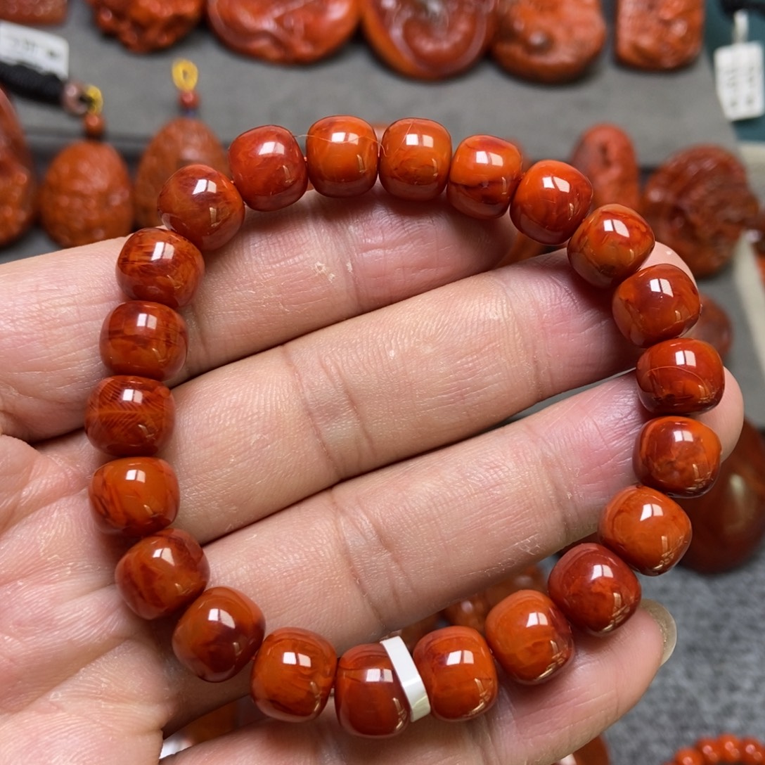 南红玛瑙未镶嵌手串10mm