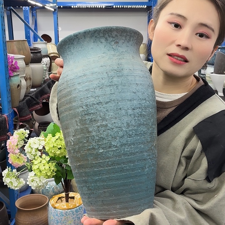 20×39 -粗陶花盆有孔-买买买