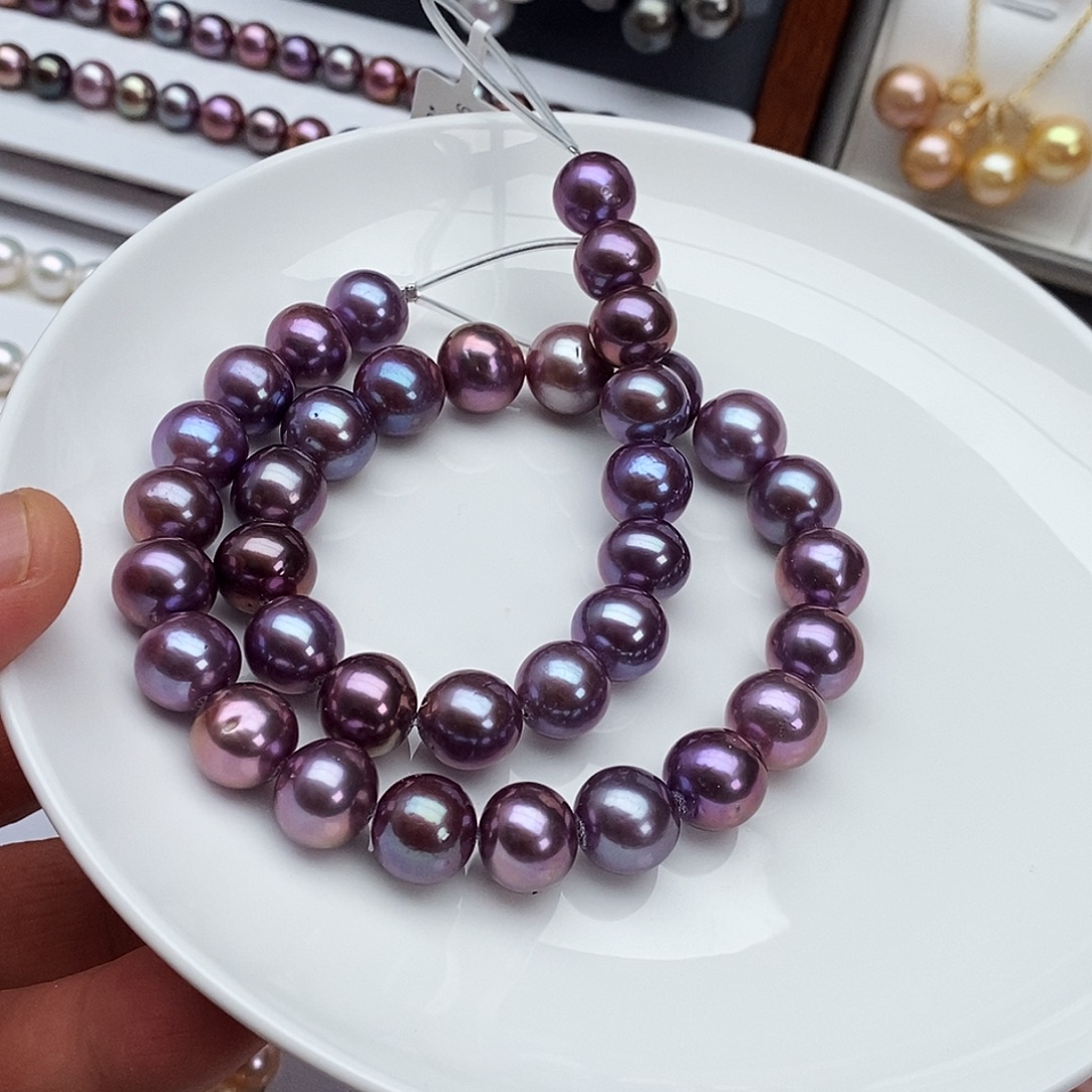 淡水珍珠银S925镶嵌颈饰