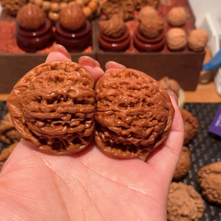 甘***蔗文玩核桃吊坠官帽