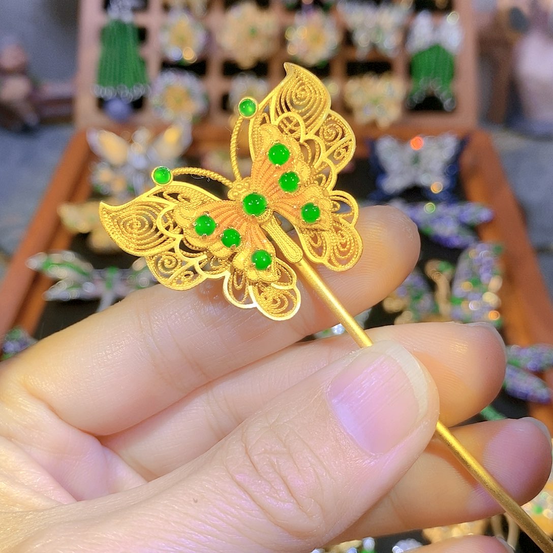 吊坠(不含链)银S925镶嵌翡翠