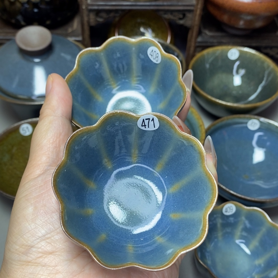 黑***哥茶盏建窑建盏主人杯
