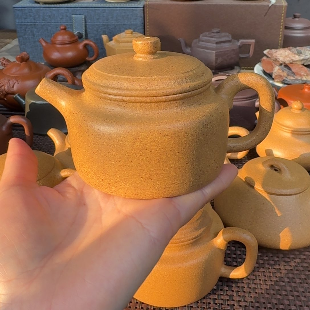 段泥茶壶黄金段全手200毫升德钟