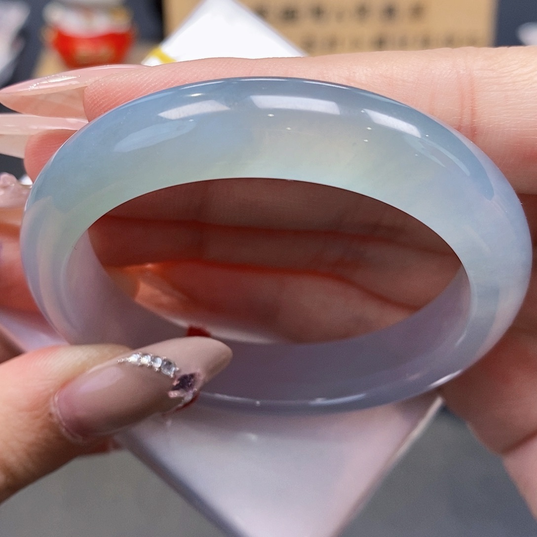 翡翠手镯未镶嵌51贵妃10号