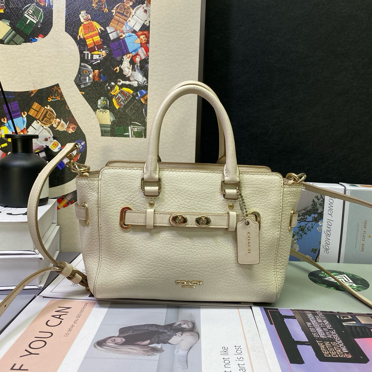 90新 COACH/蔻驰 23243斜挎包20*15