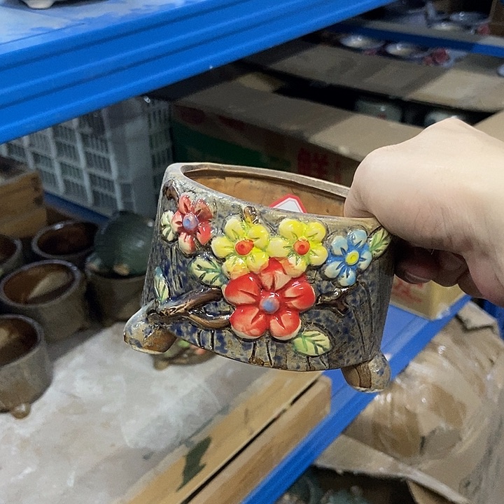 花盆单场满9.9发货11*8变形