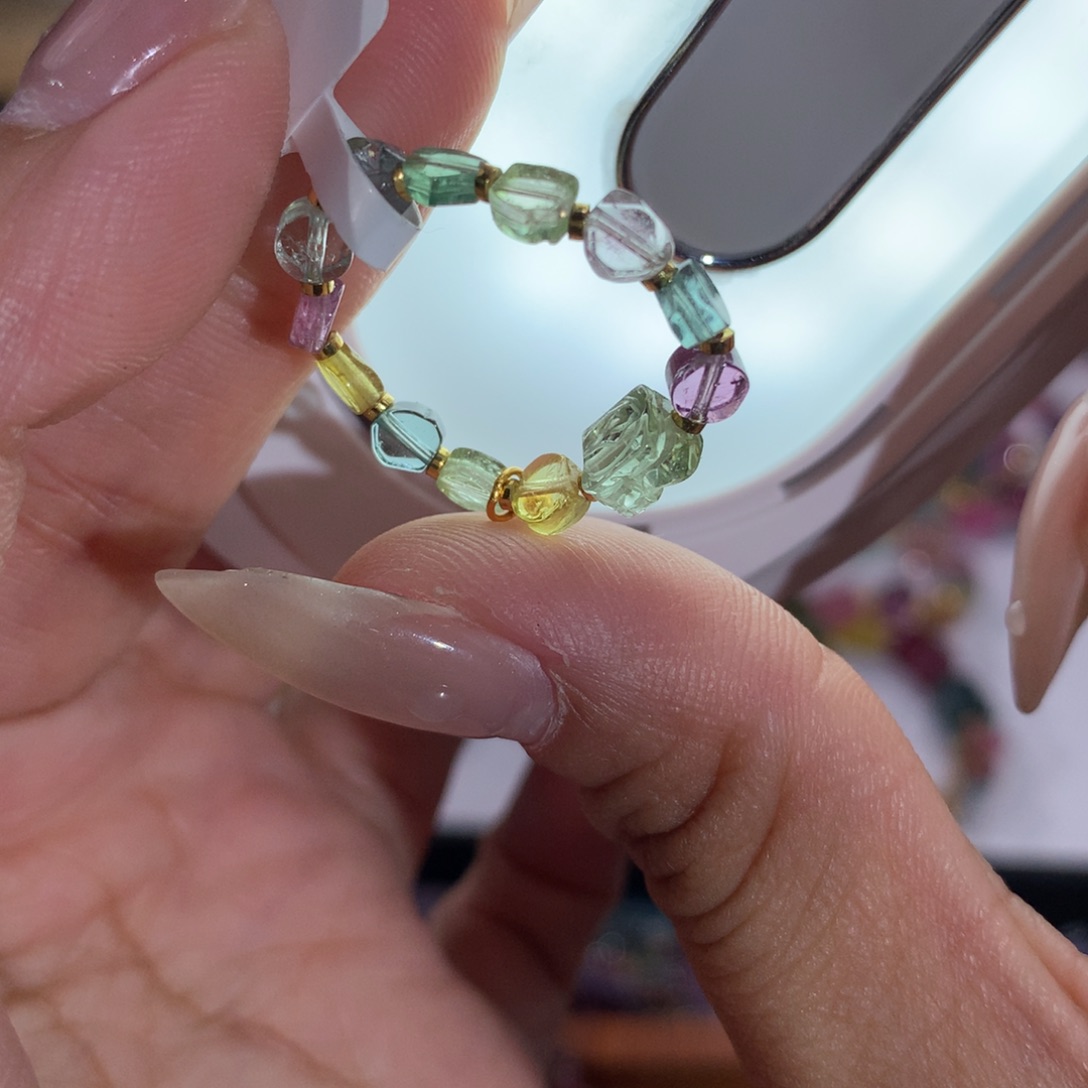 可***～未镶嵌碧玺戒指饰品