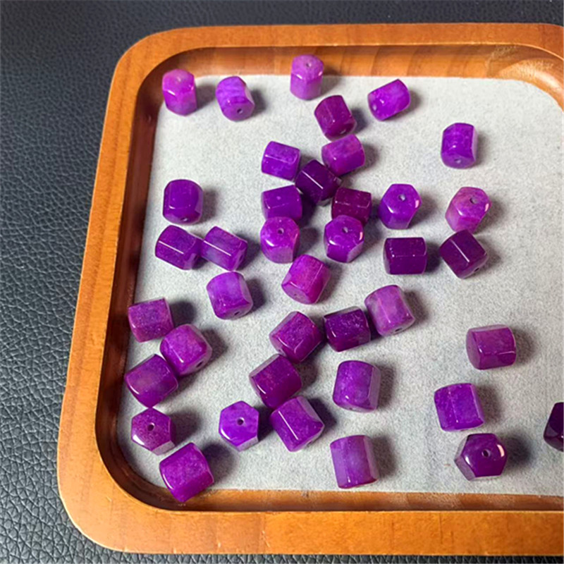 帝王紫玉化六棱8.5X10M单颗s077多样性发一