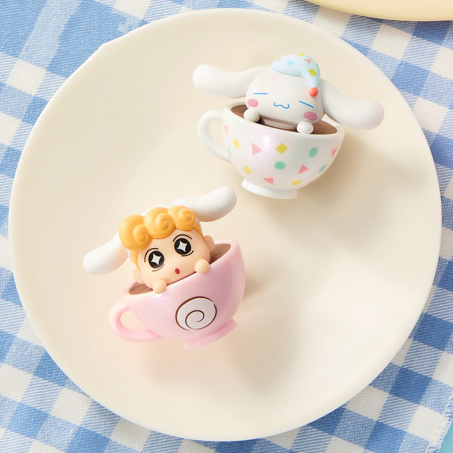 【开盒不退不H】大耳狗蜡笔小新MINI茶杯系列萌粒盲袋盲盒潮玩手办