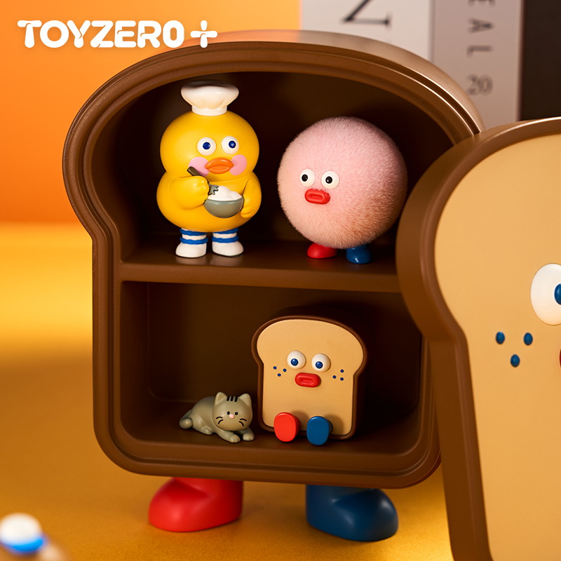 【拆盒】早餐兄弟-胖胖吐司Mini系列潮玩盲盒_泡泡鱼潮玩