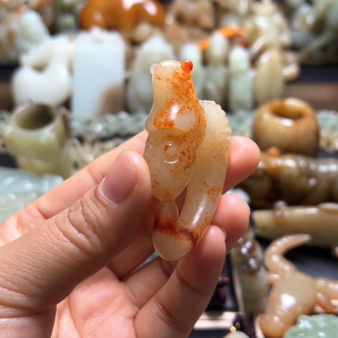 和田玉（糖玉）颈饰未镶嵌