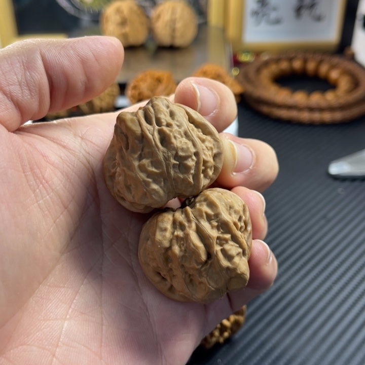 文玩核桃把件36小蛤蟆头1号