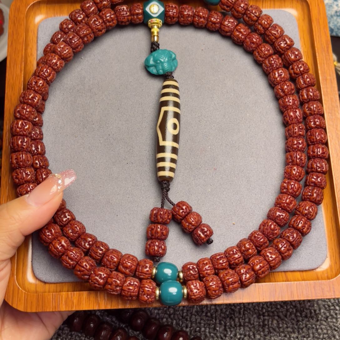 金刚菩提吊坠振**使藏式直切一代龙