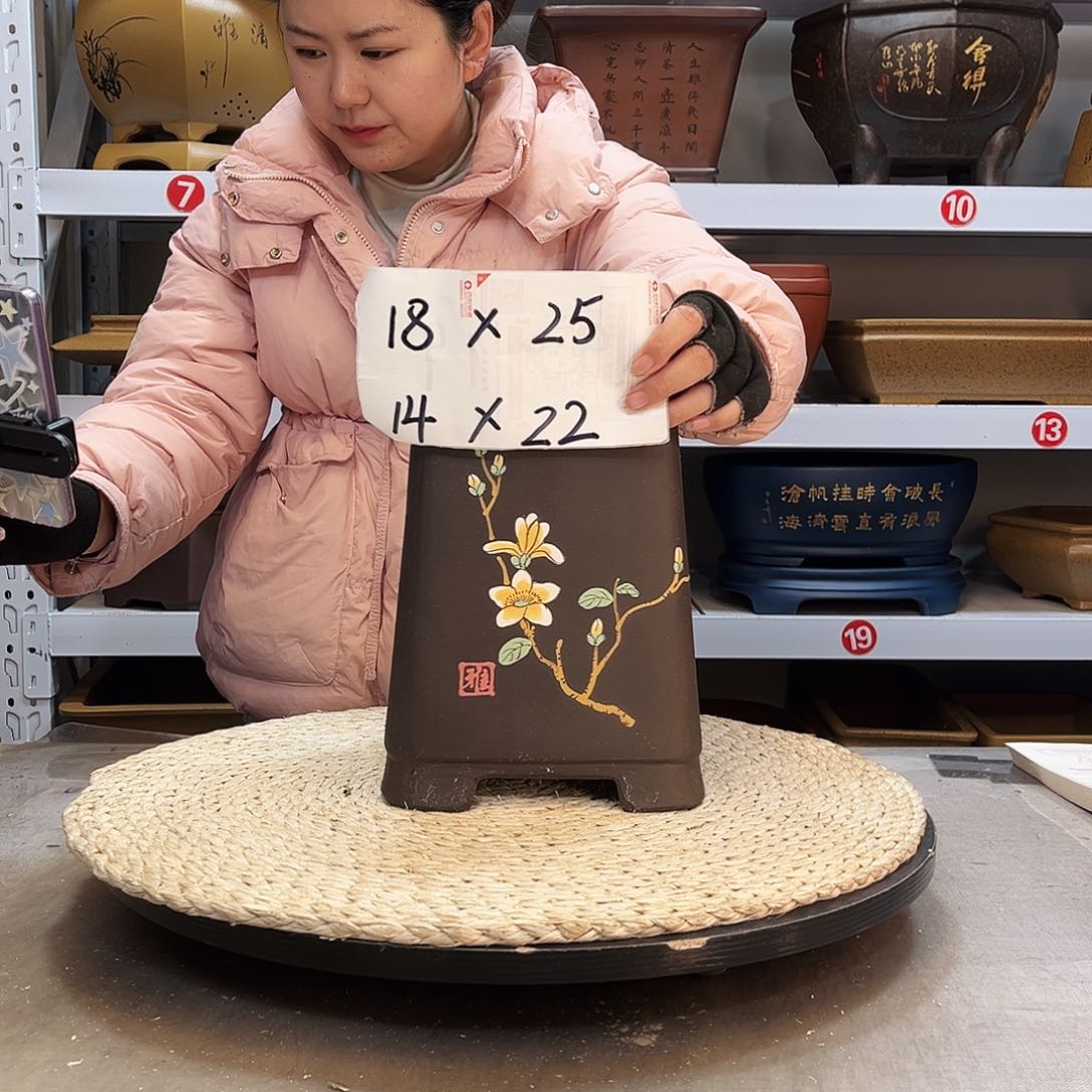 紫砂花盆紫砂花盆