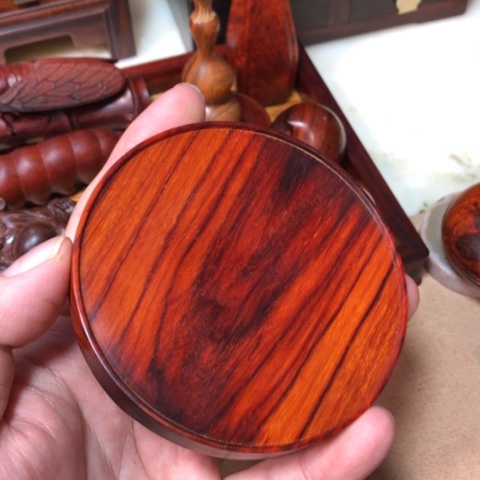 檀香紫檀（小叶紫檀）壶承