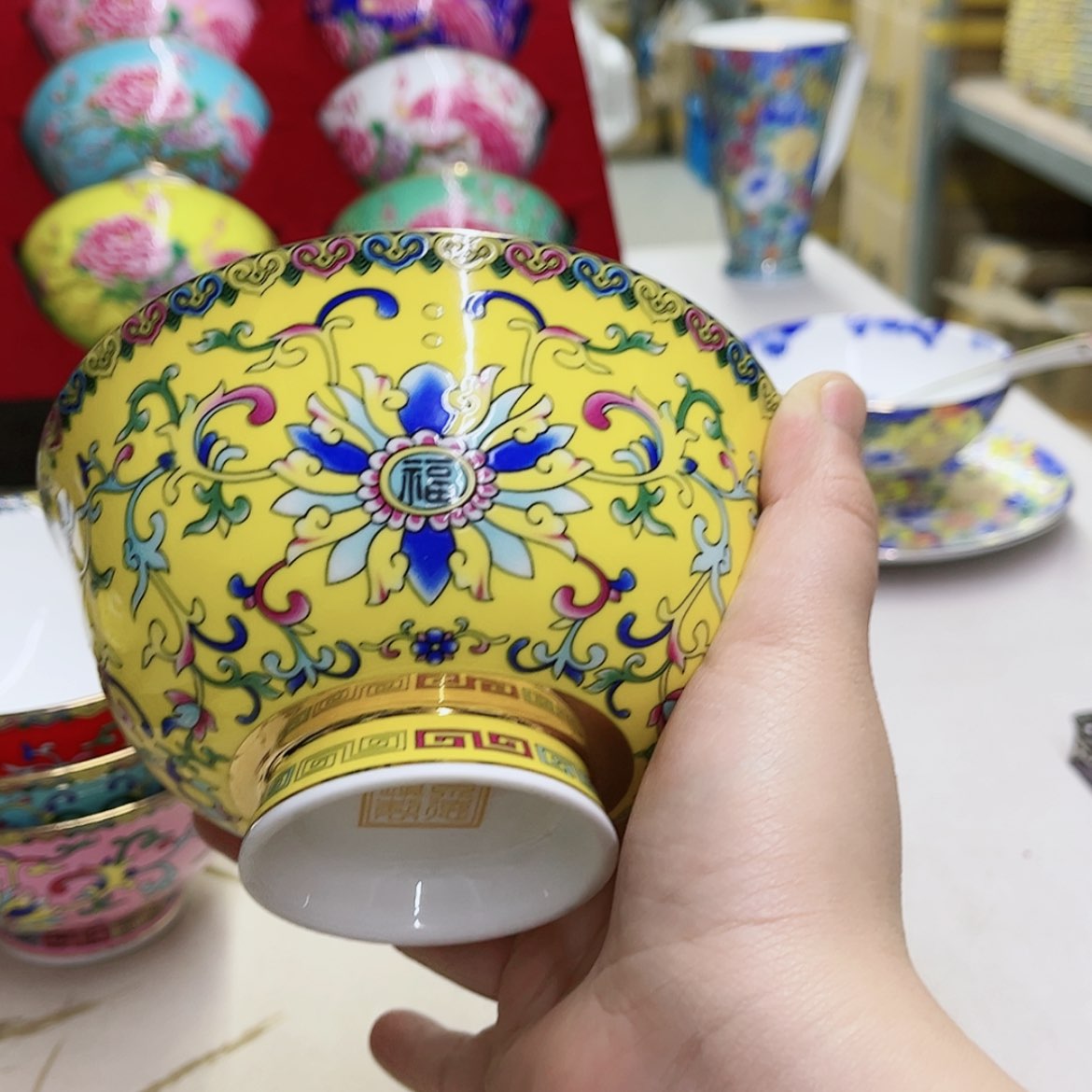 【闪购商品】珐琅5英寸4黄。。。。。