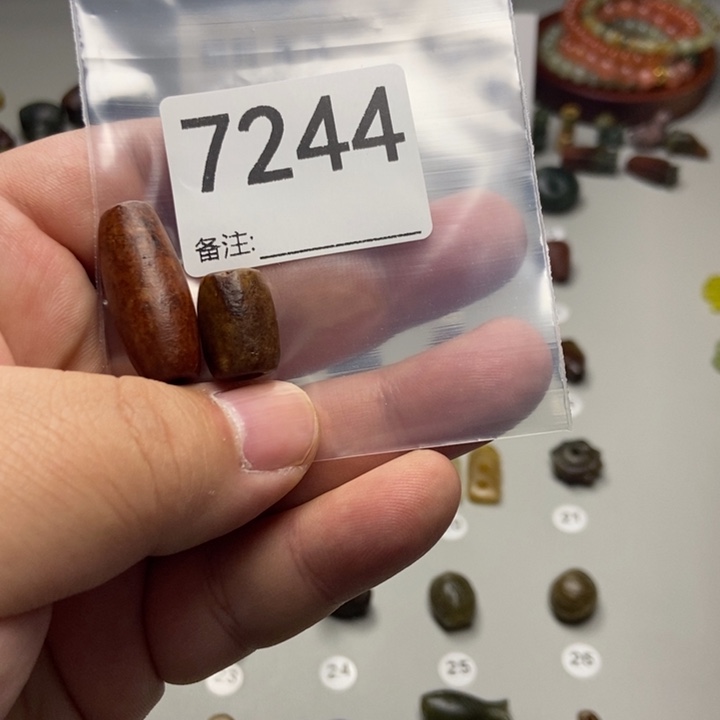 ⁽***⁾蛇纹石玉未镶嵌项链