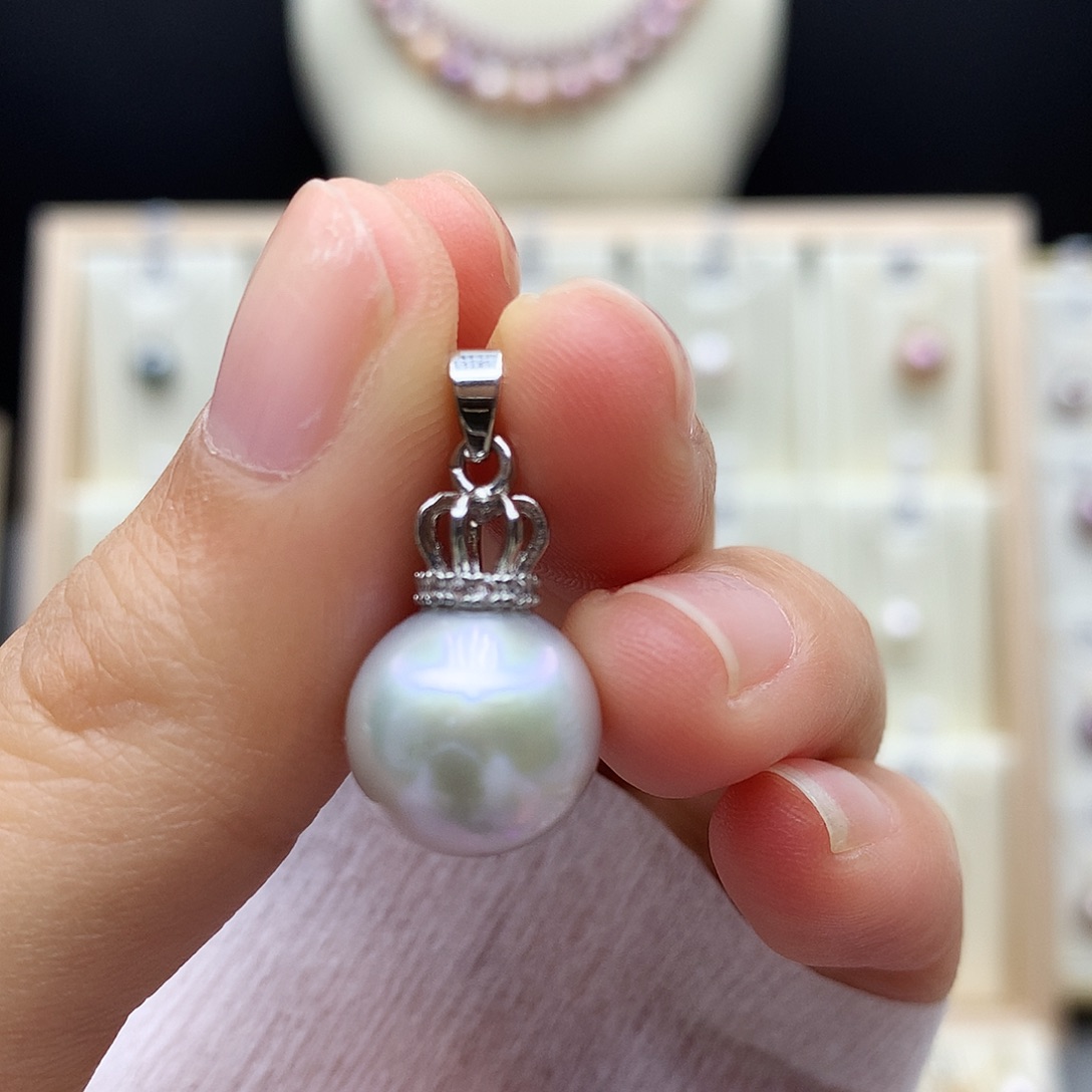 颈饰合金淡水珍珠