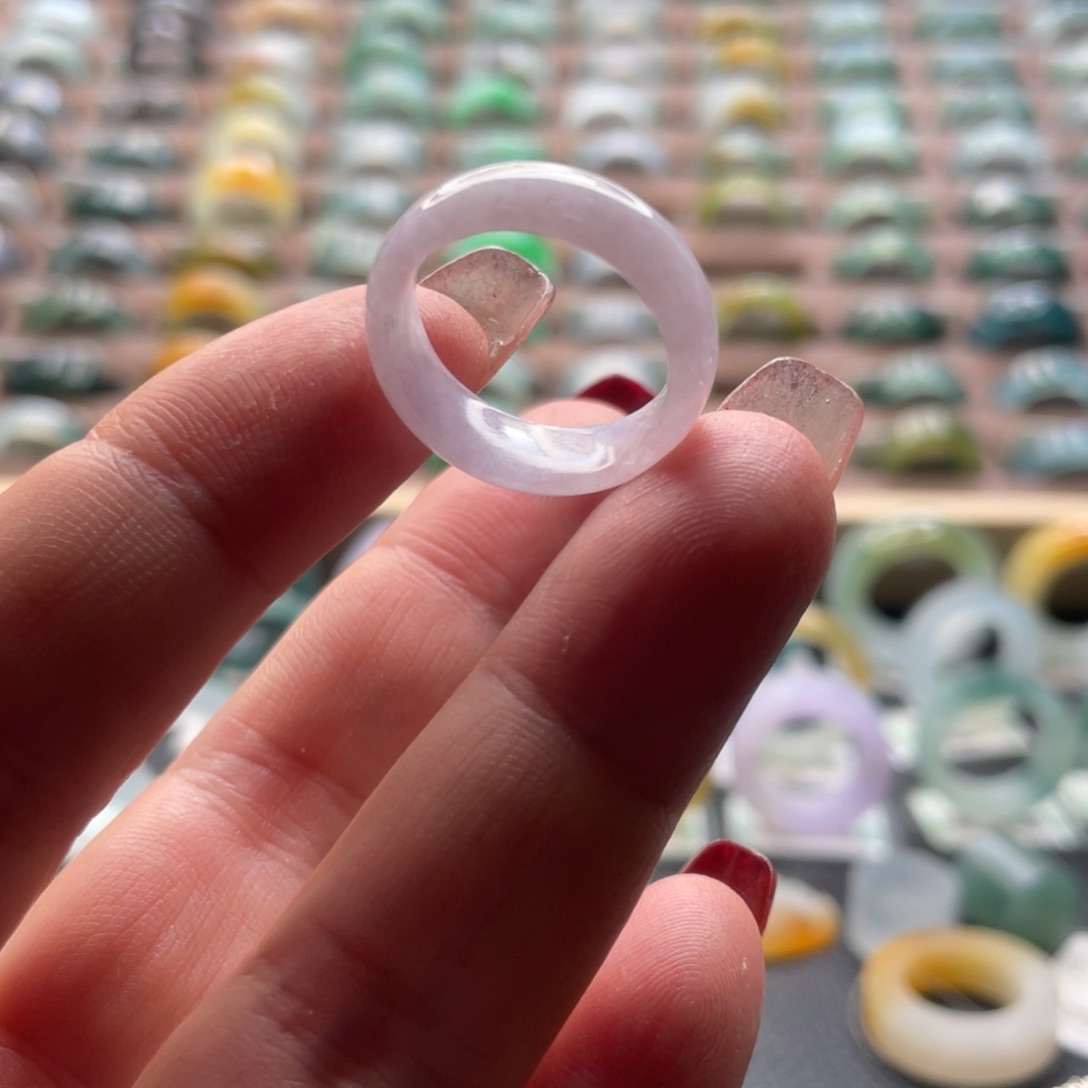 翡翠戒指未镶嵌戒指15号