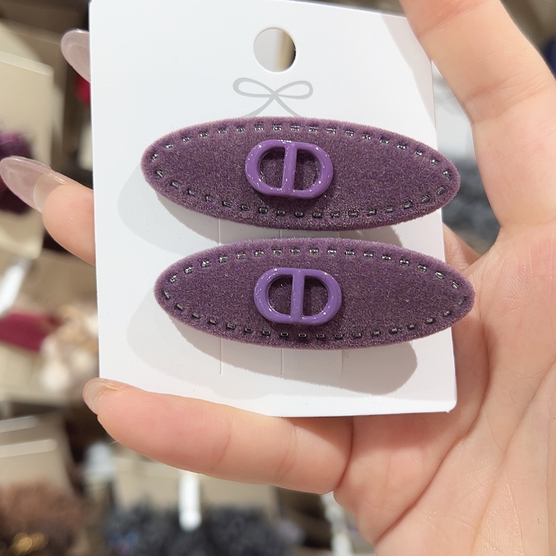 皮质铁合金紫色猪鼻鸭夹