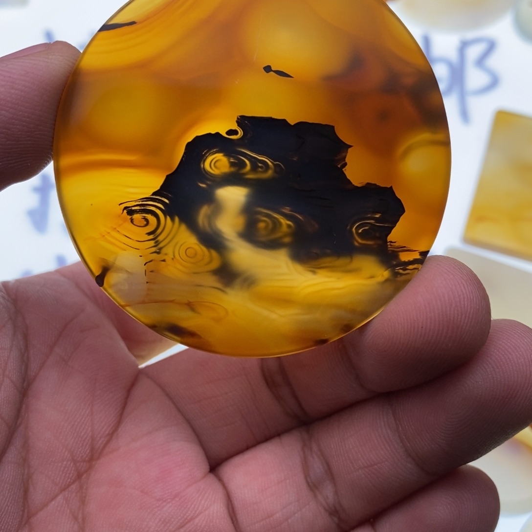 玛瑙/玉髓牌子足银镀金镶嵌