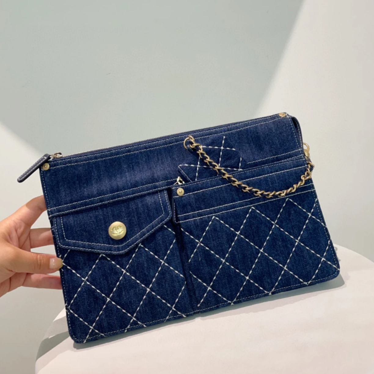 99新 Chanel/香奈儿 19年 香奈儿/手包/9378