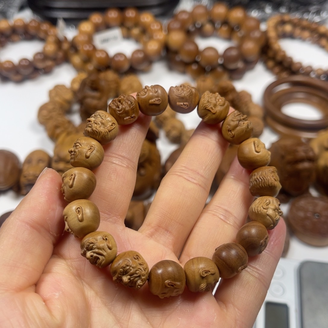 檀香木其他海****绵横纹沉水老料1.2十八罗汉