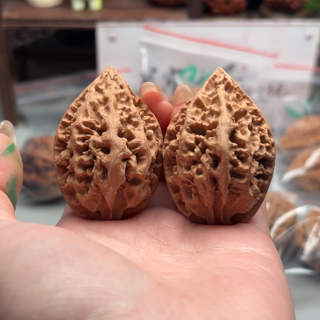 文玩核桃把件小楸千75