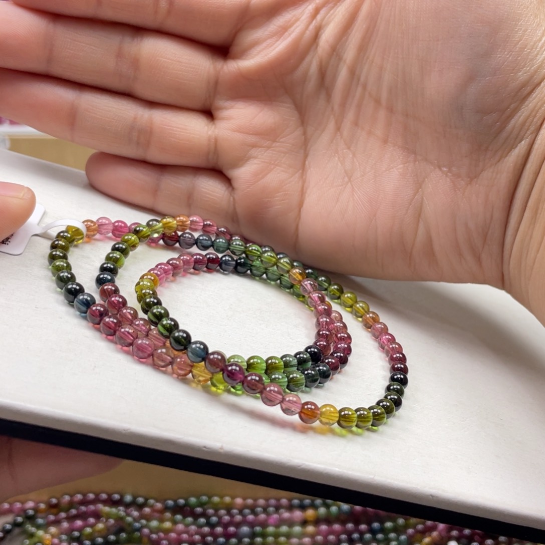 碧玺手串未镶嵌4.5mmmmmmmmmmmmmmmmmm